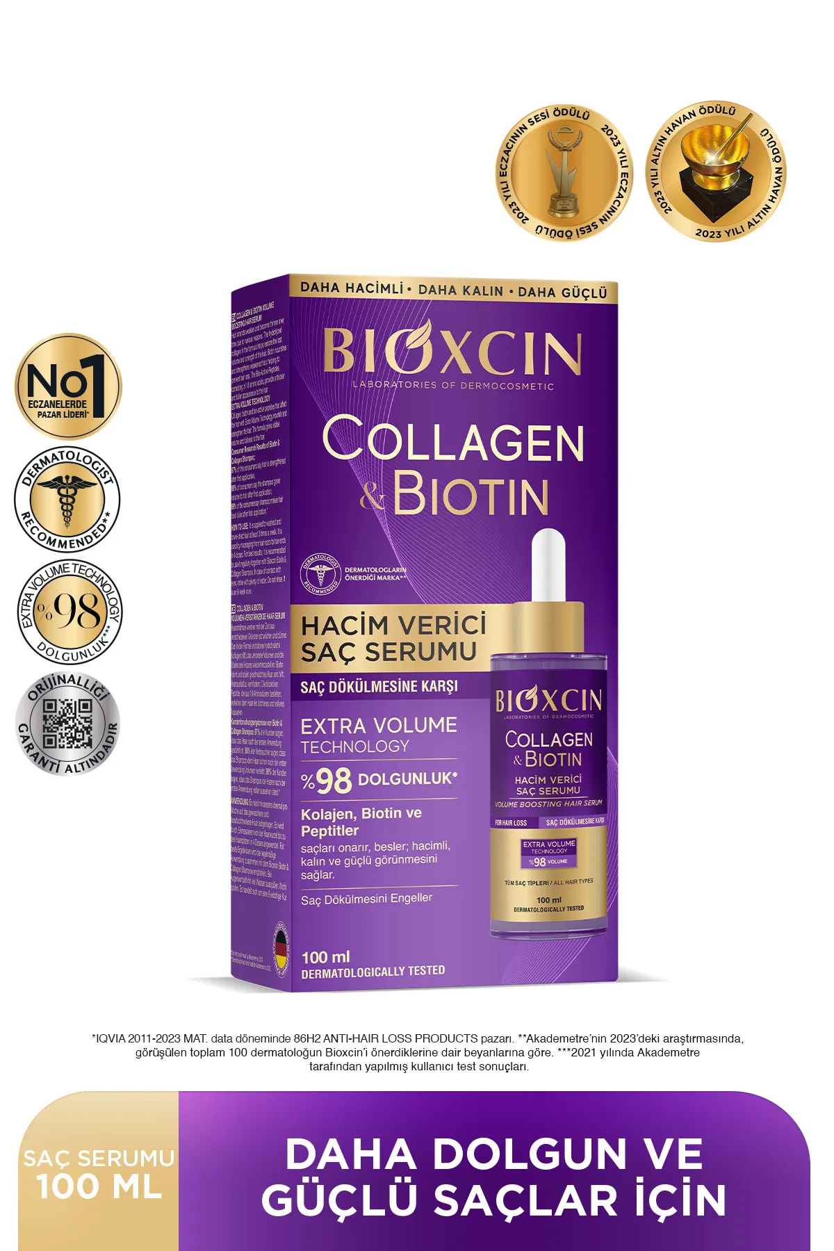 Bioxcin Saç Serum Collagen Biotin 100 ml