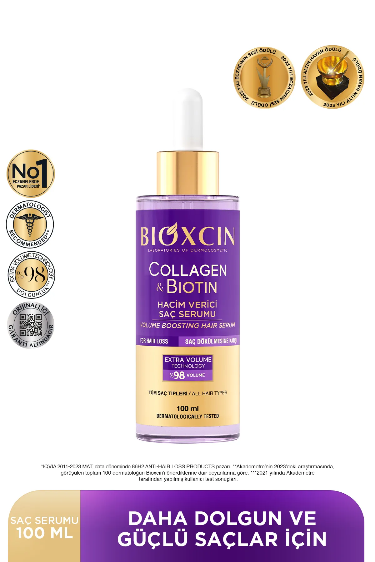 Bioxcin Saç Serum Collagen Biotin 100 ml