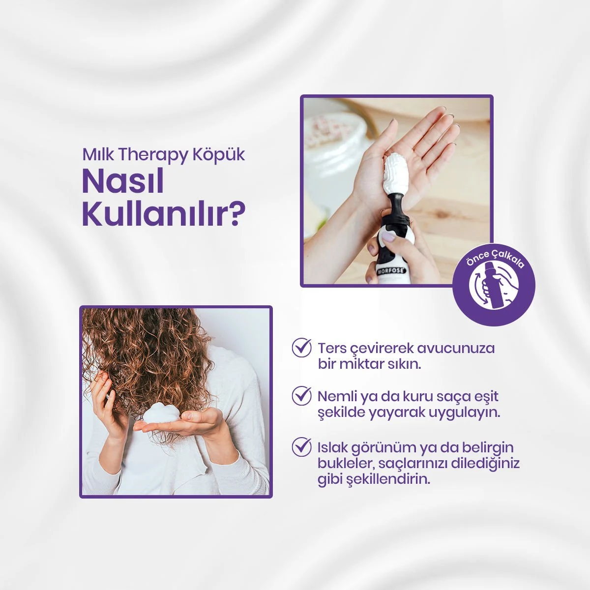 Morfose Milk Therapy Kremsi Saç Köpüğü 200 ml