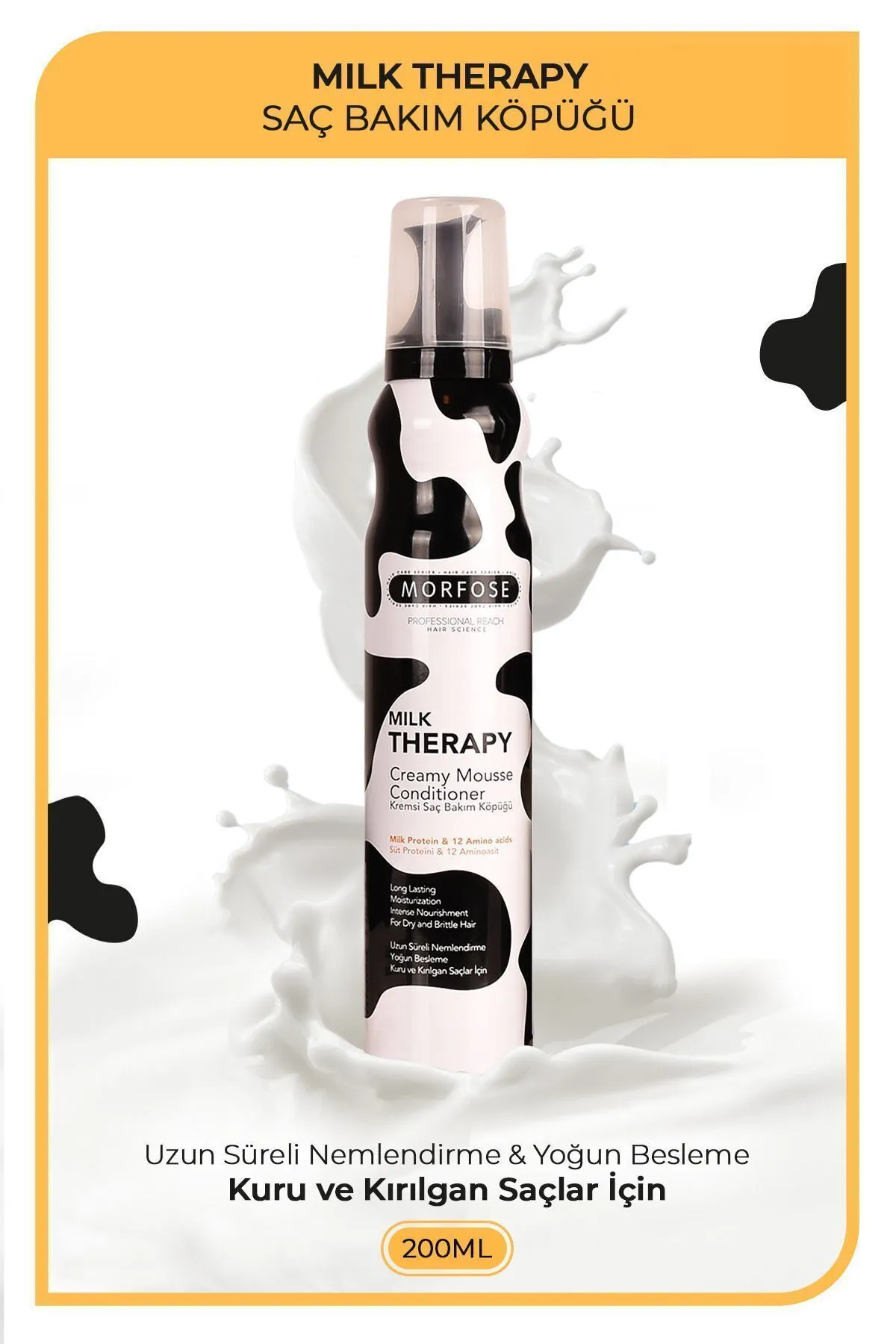 Morfose Milk Therapy Kremsi Saç Köpüğü 200 ml