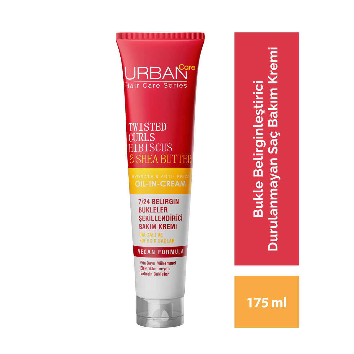 Urban Care Curl Hibiscus ve Shea Durulanmaz Bakım Kremi 175 ml