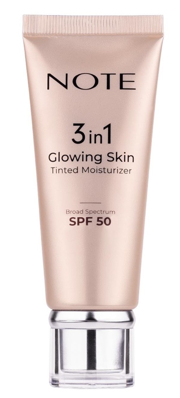 Note Cosmatics 3 in 1 Glowing Skin Tinted Moisturizer 50 SPF Işıltılı Aydınlatıcı Krem