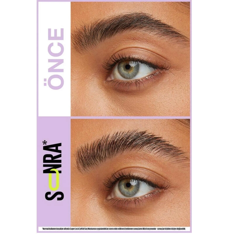 Maybelline New York Super Lock Brow Glue Kaş Sabitleyici Maskara