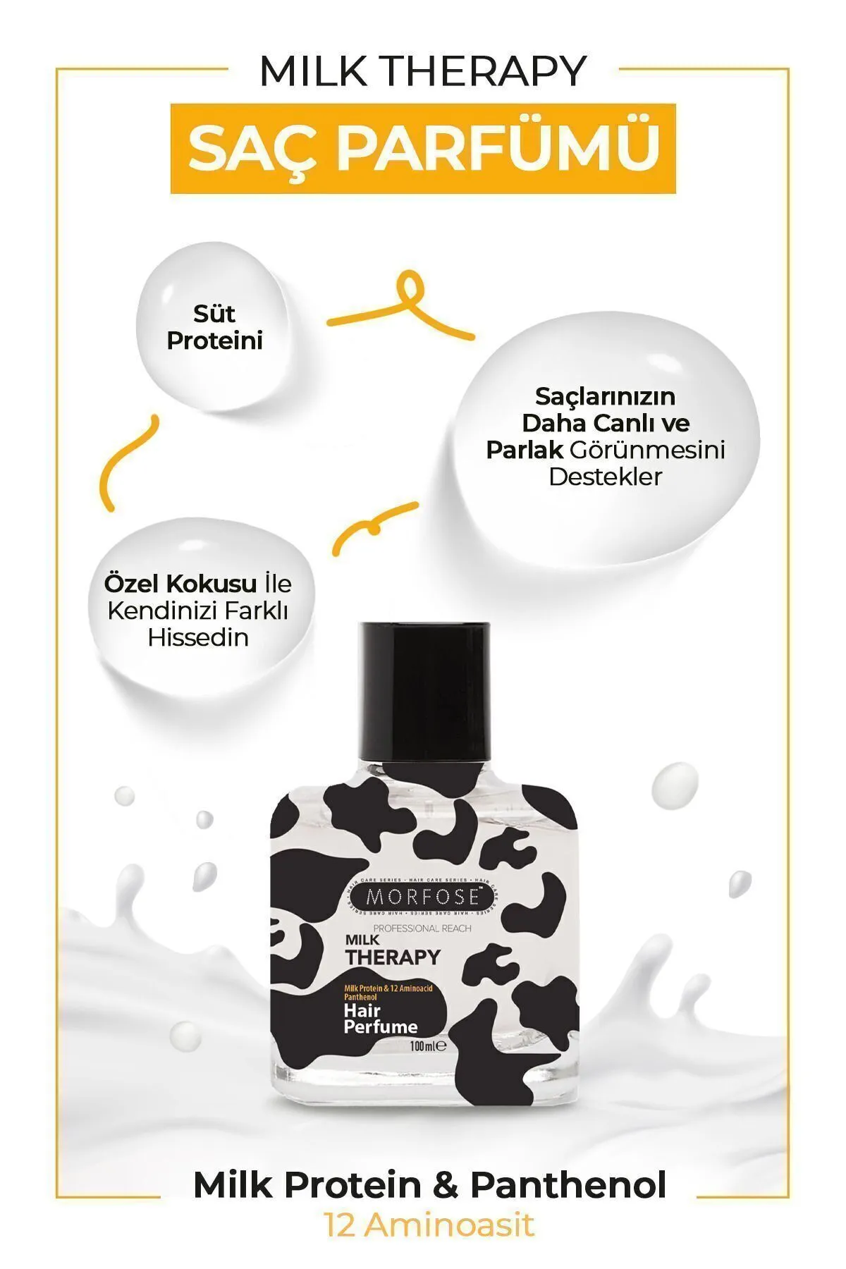 Morfose Saç Parfümü Milk Therapy 100 ml