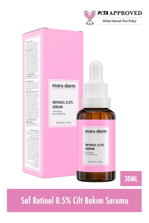 Maruderm Retinol 0.5% Cilt Yenileyici Bakım Serumu 30 ml