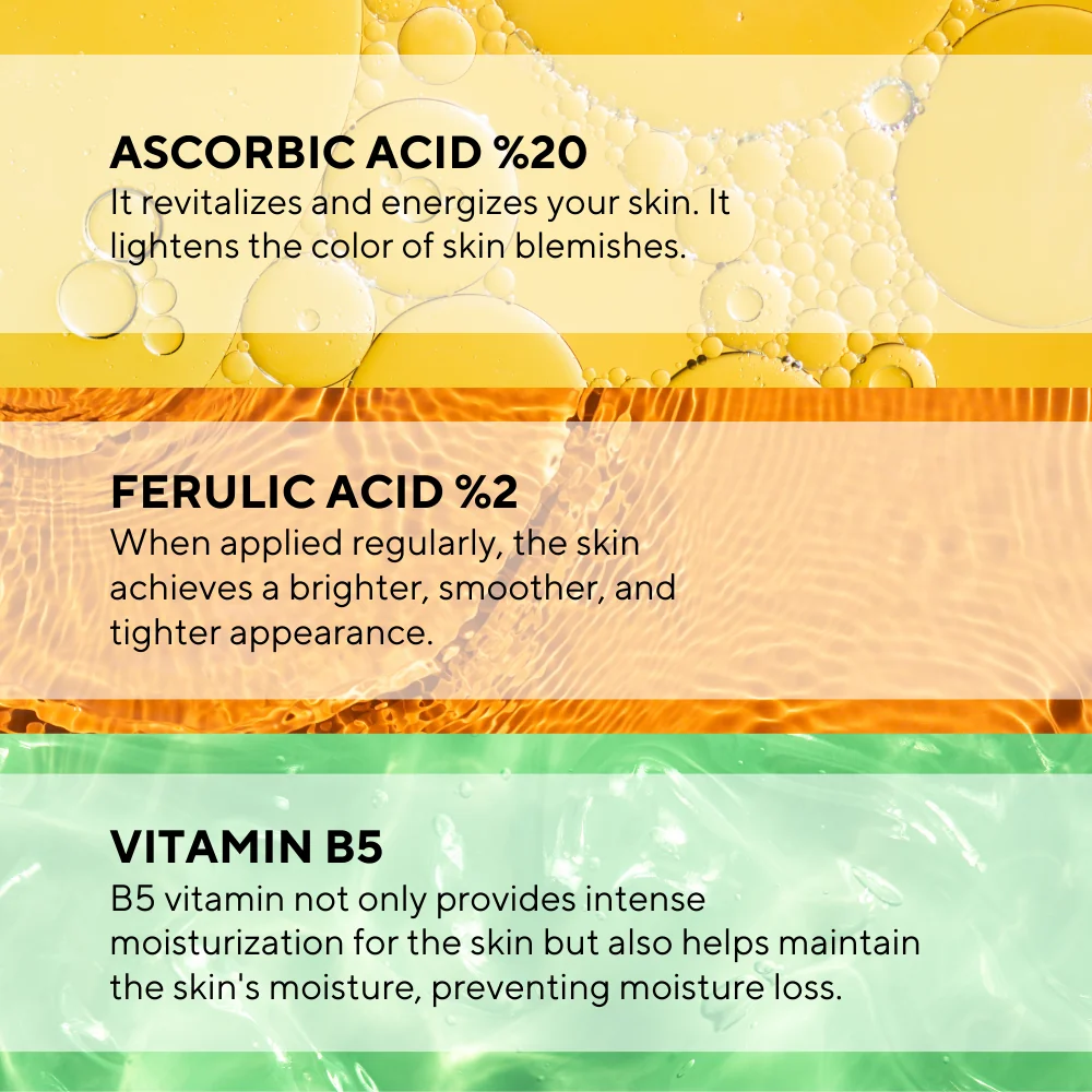 The Ceel Leke Karşıtı Aydınlatıcı Vitamin C Serum 30 ml
