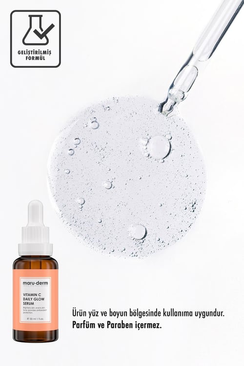 Maruderm C Vitamini Ve Peptid Aydınlatıcı Cilt Bakım Serumu 30 ml