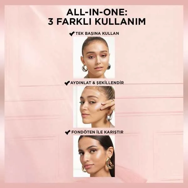 L’Oreal Paris Glotion All-In-One Doğal Işıltı 901 Fair Glow