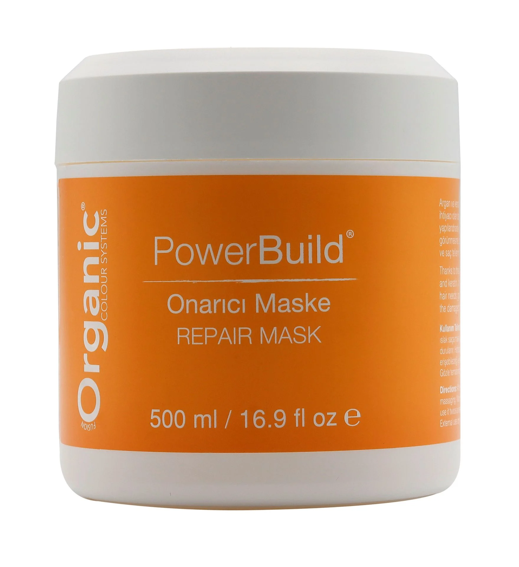 Organic Color System Power Build Onarıcı Saç Maskesi 500 ml