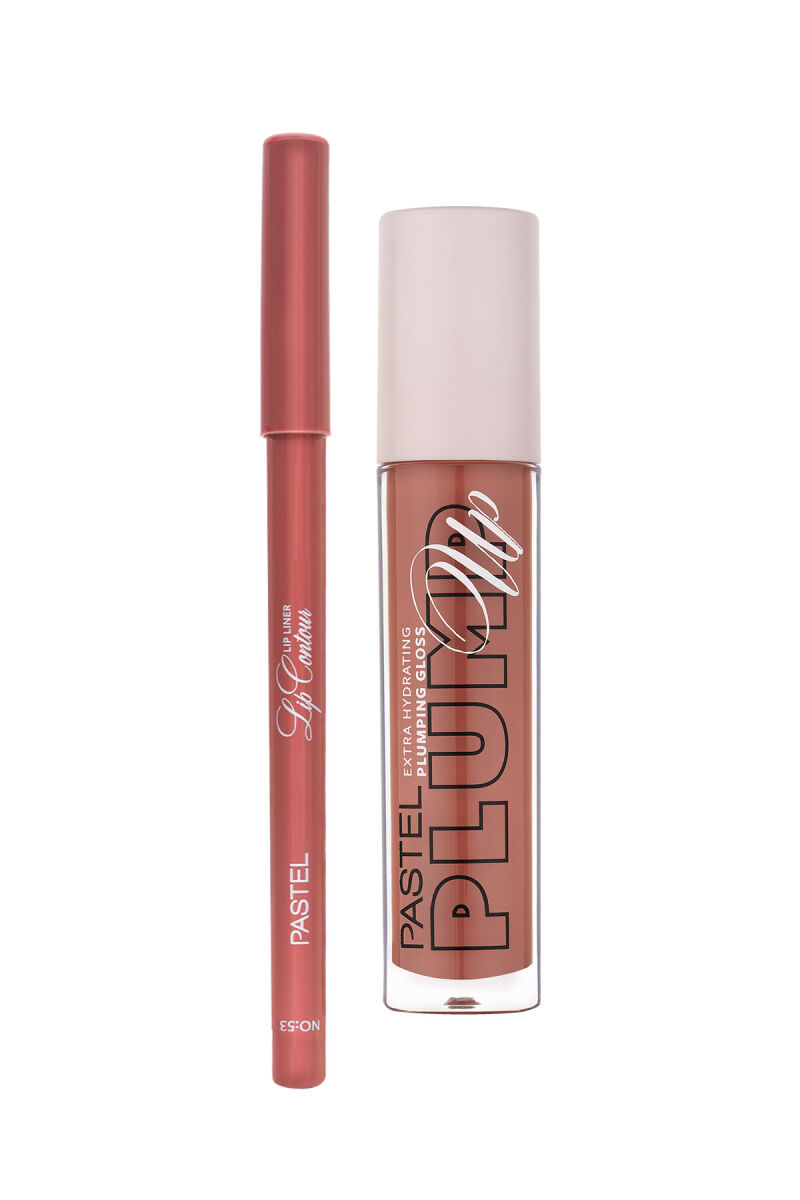 Pastel Gloss Kalem Seti Plumping Gloss 205 + Pastel Dudak Kalemi 53