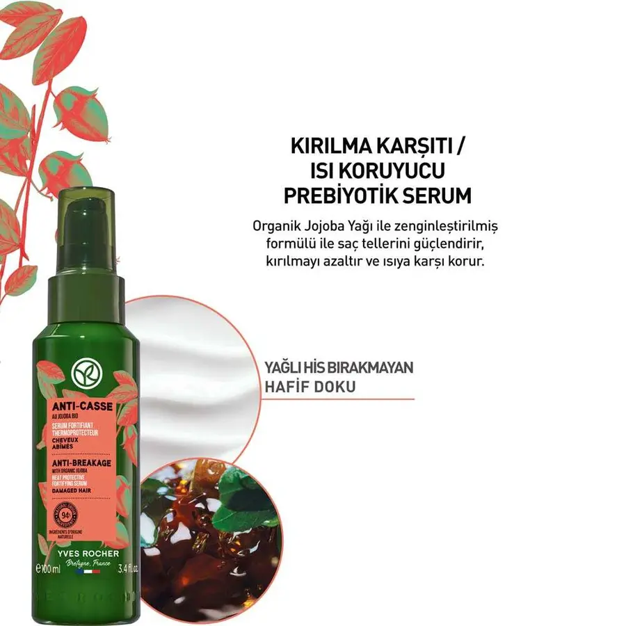Yves Rocher Kırılma Karşıtı Isı Koruyucu Prebiyotik Serum 100 ml