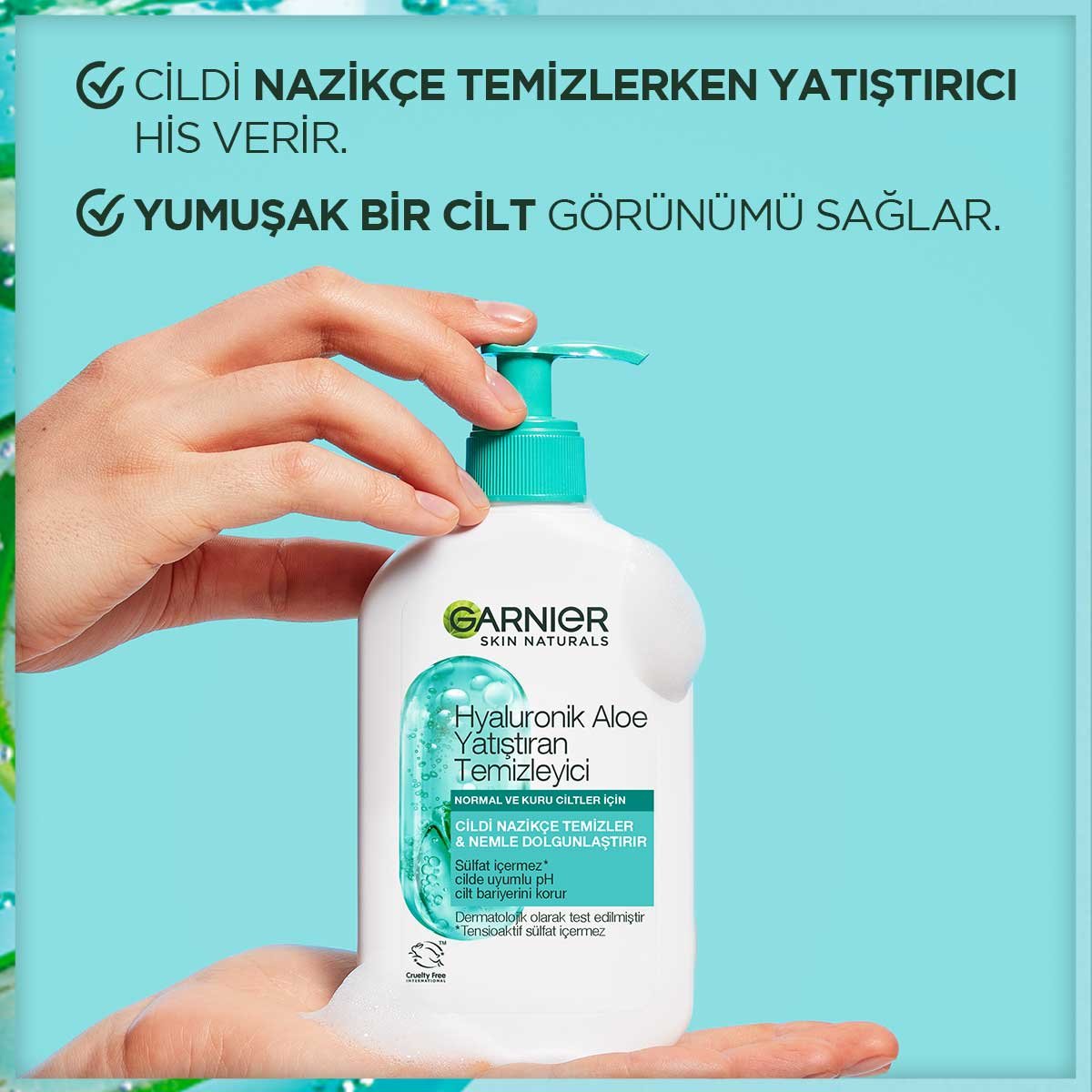 Garnier Skin Naturals Aloe Yatıştıran Temizleyici 250 ml
