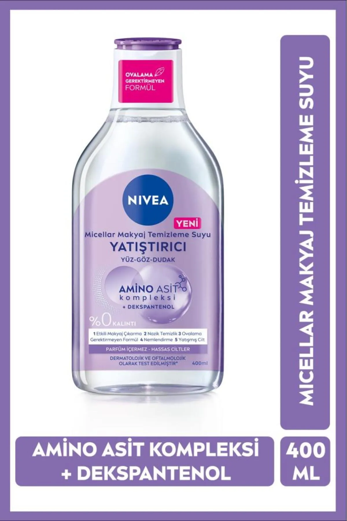 Nivea Yatıştırıcı Micellar Makyaj Temizleme Suyu Hassas Cilt 400 ml