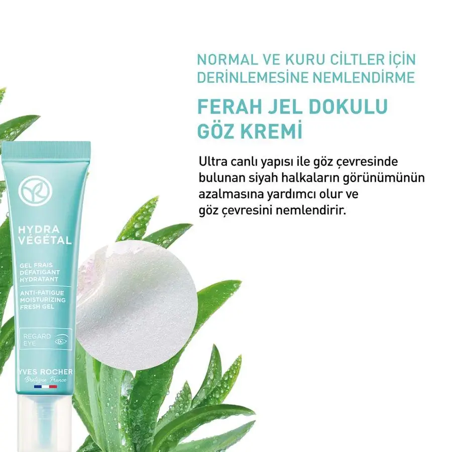 Yves Rocher Normal ve Kuru Ciltler İçin Aloe Vera Göz Kremi 15 ml