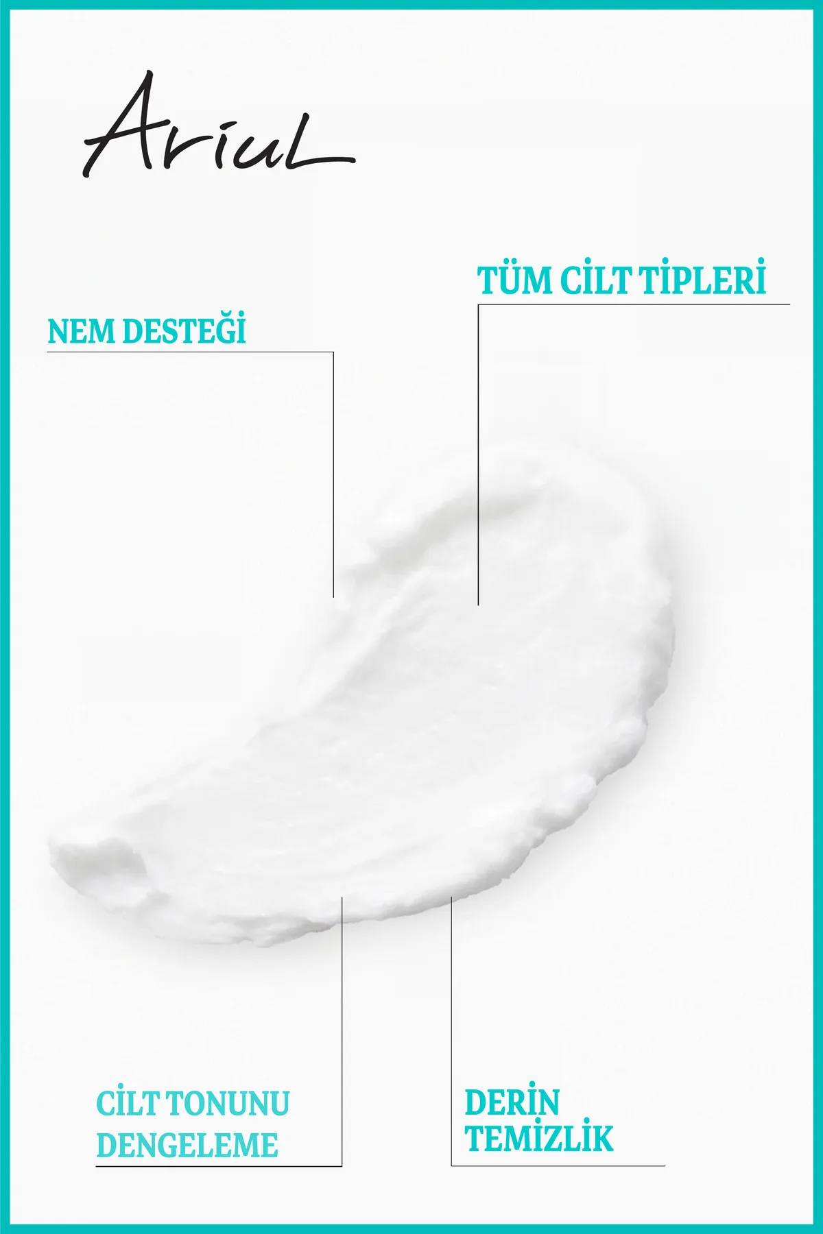 Ariul Pürüzsüz ve Derin Temizleyici Köpük 120 ml