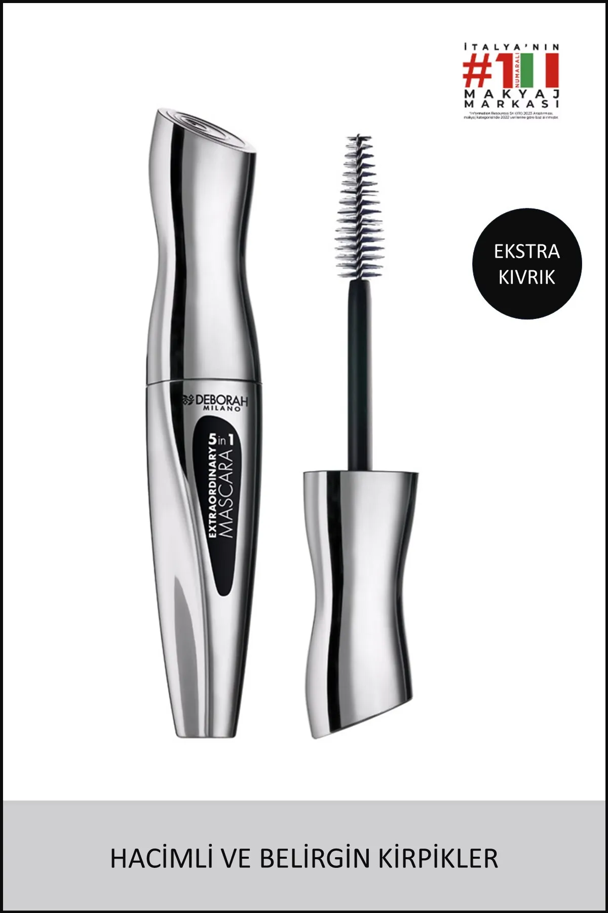 Deborah Milano Extraordinary 5 in1 Maskara Siyah