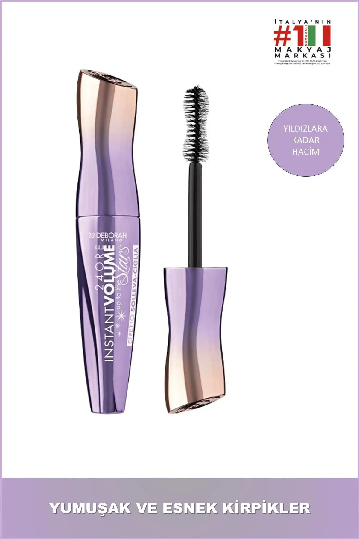 Deborah Milano 24 Ore Instant Volume Up To The Stars Maskara