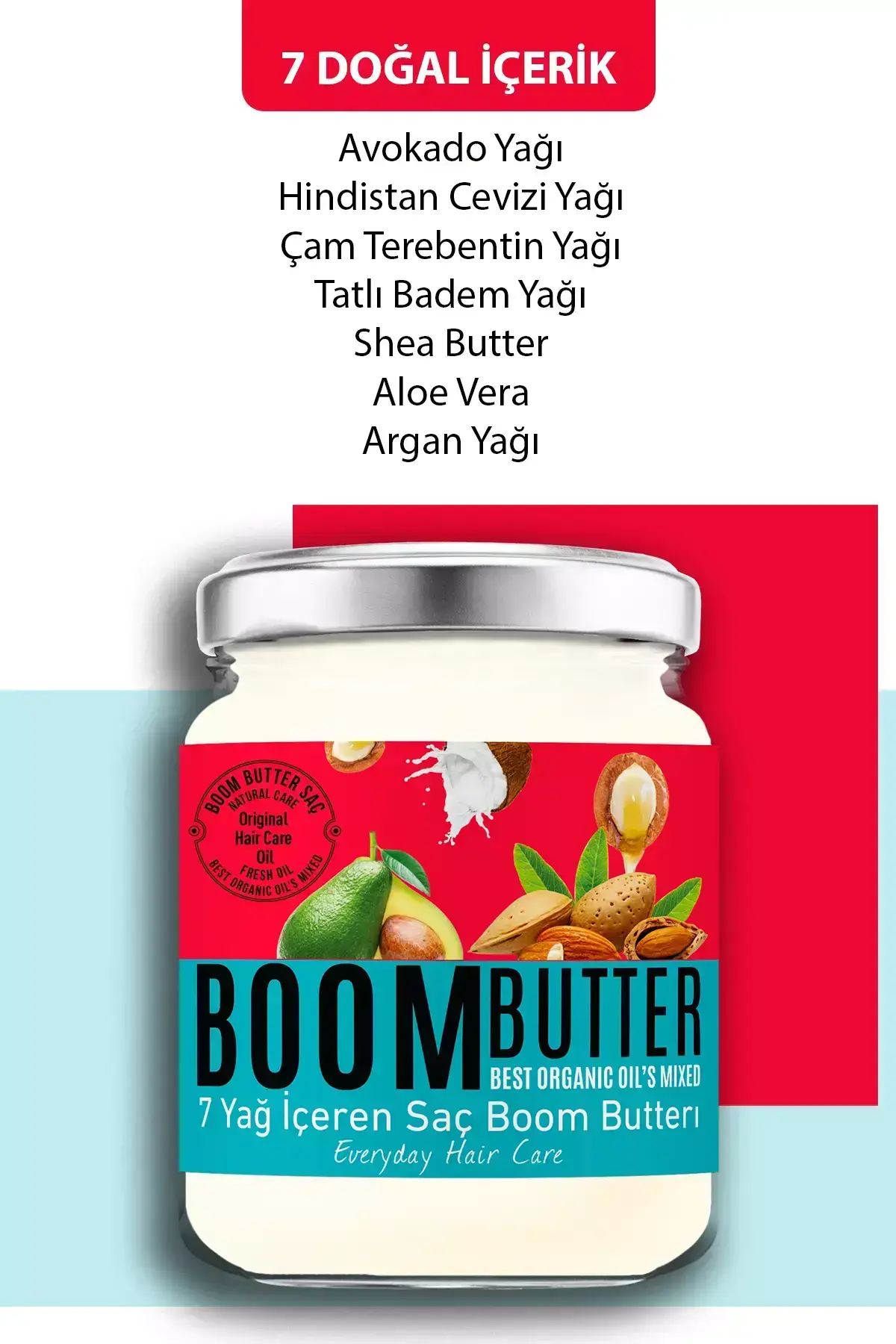 Herbal Science Boom Butter Saç Bakım Yağı 190 ml