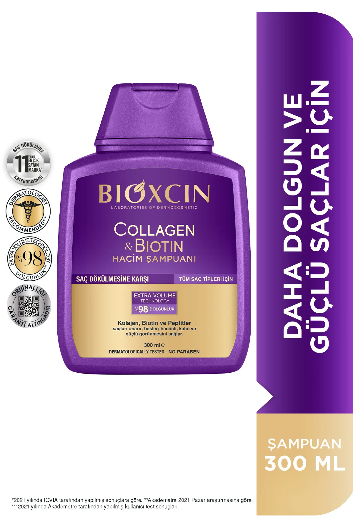 Bioxcin Collagen ve Biotin Şampuan 300 ml