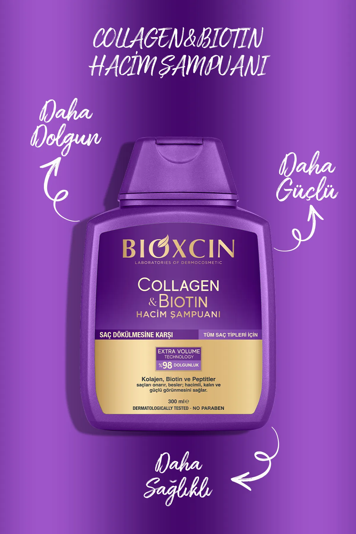 Bioxcin Collagen ve Biotin Şampuan 300 ml