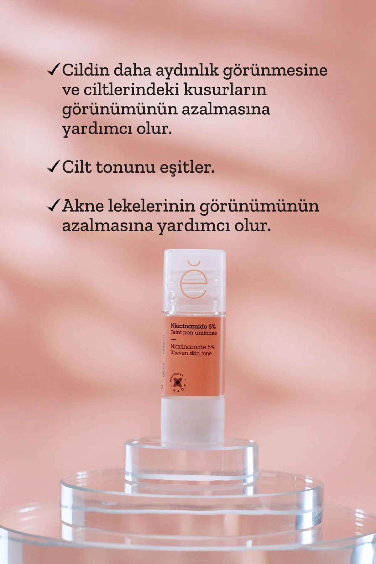 Etat Pur Pure Active Saf Niacinamide %5 Pürüz ve Leke Karşıtı Saf Konsantre Bakım 15 ml