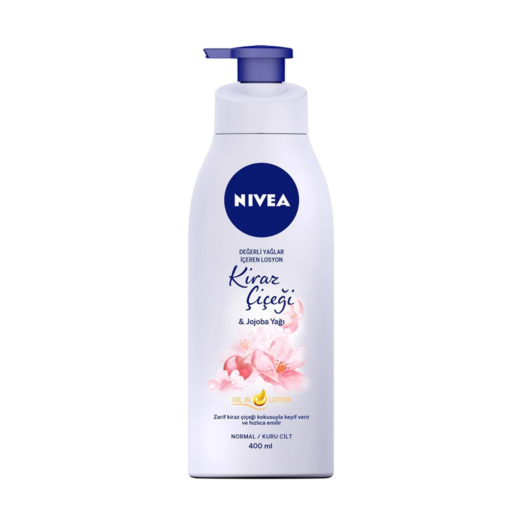 Nivea Kiraz Çiçeği ve Jojoba Yağı Vücut Losyonu 400 ml 