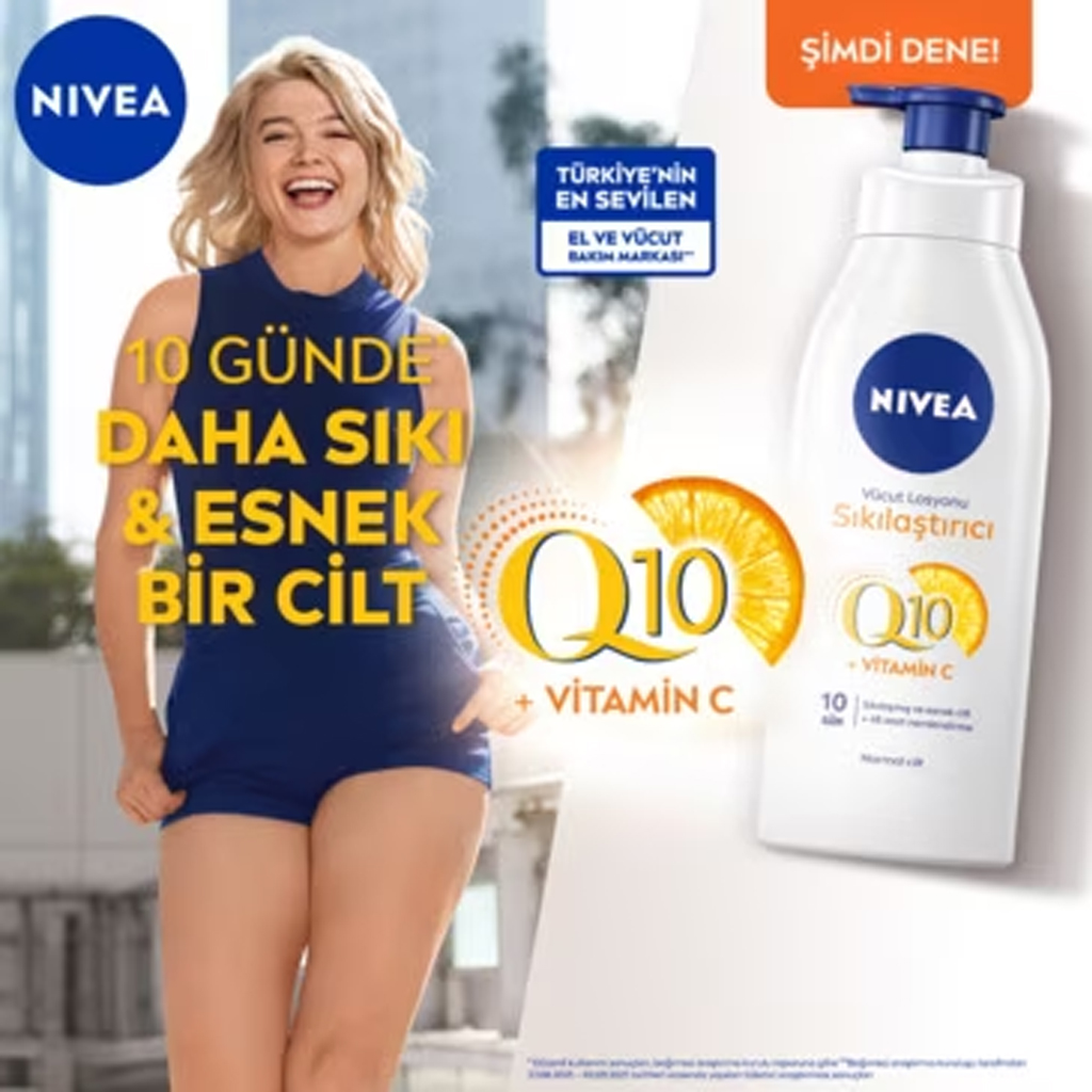 Nivea Sıkılaştırıcı Vücut Losyonu Q10 + C Vitamini 400 ml 