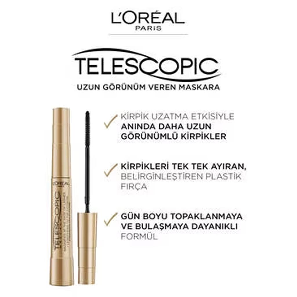 L’Oreal Paris Telescopic Maskara Gold Black