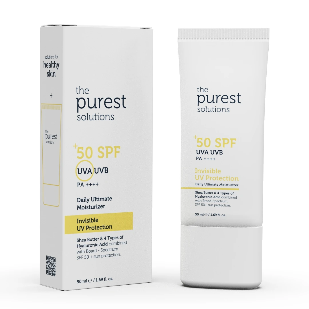 The Purest Solutions Yüksek Koruma ve Nemlendirici Etkili Güneş Koruyucu Krem SPF 50, 50 ml