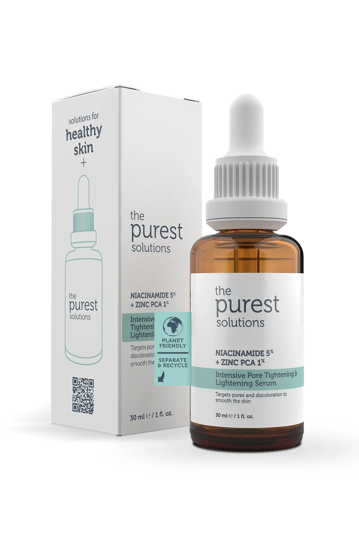 The Purest Solutions Siyah Nokta Ve Sivilce Karşıtı Cilt Bakım Serumu 30 ml 