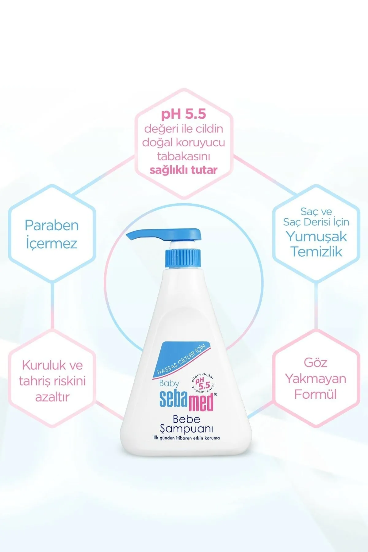Sebamed Baby Hassas Saç Derisi İçin Papatya Özlü Şampuan 500 ml