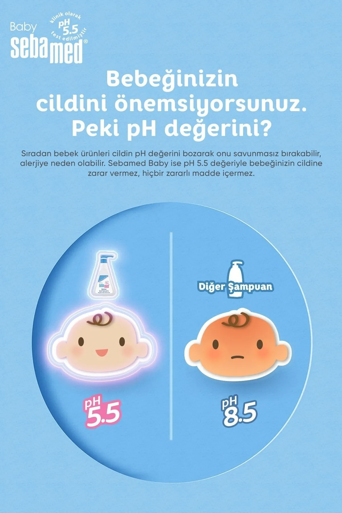Sebamed Baby Hassas Saç Derisi İçin Papatya Özlü Şampuan 500 ml
