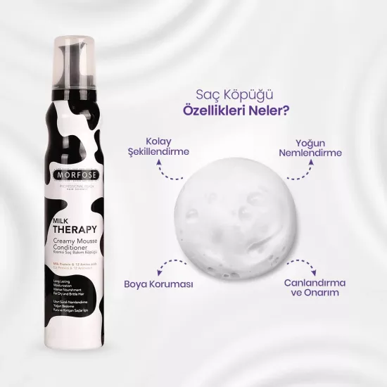 Morfose Milk Therapy Kremsi Saç Köpüğü 200 ml