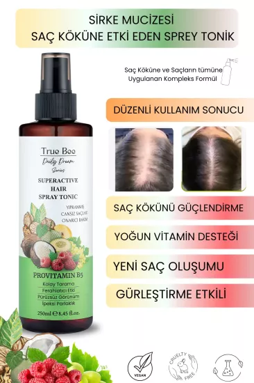 True Bee Superactive Saç Spreyi Tonik 250 ml