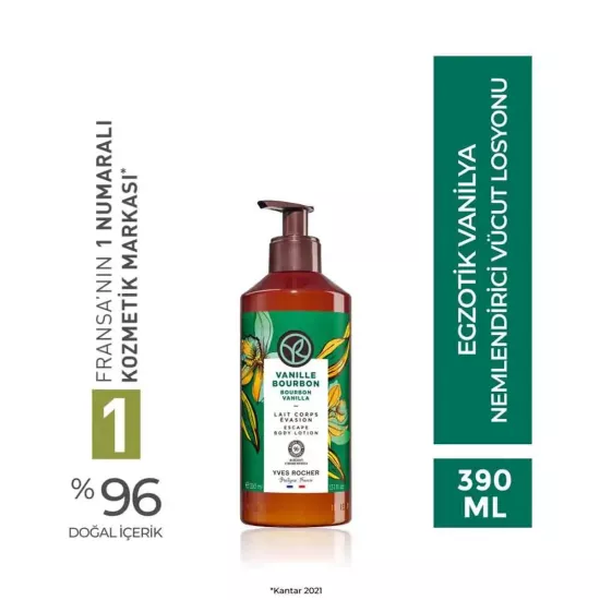 Yves Rocher Nemlendirici Vücut Losyonu Egzotik Vanilya 390 ml