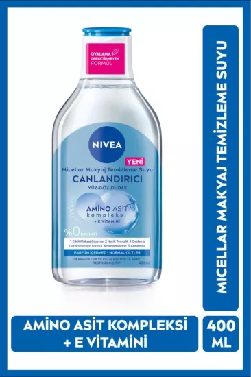 Nivea Micellar Canlandırıcı Makyaj Temizleme Suyu Normal Ciltler 400 ml