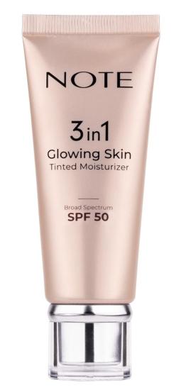 Note Cosmatics 3 in 1 Glowing Skin Tinted Moisturizer 50 SPF Işıltılı Aydınlatıcı Krem