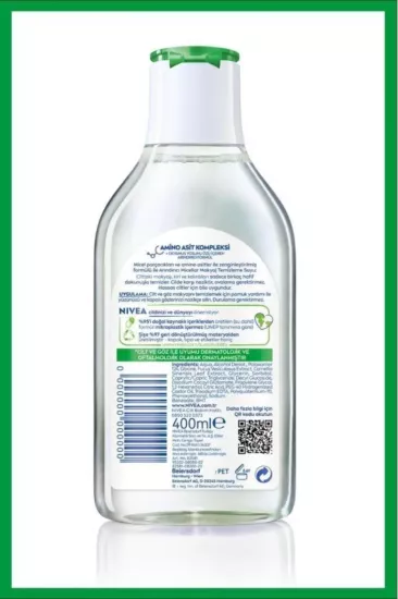 Nivea Micellar Arındırıcı Makyaj Temizleme Suyu 400 ml