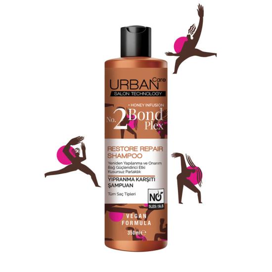 Urban Care No.2 Bond Plex Yıpranma Karşıtı Saç Bakım Şampuanı 350 ml