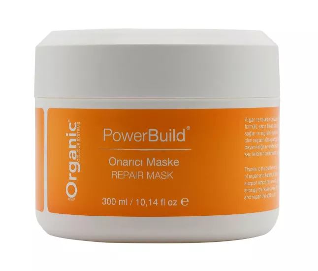 Organic Color System Power Build Mask 300 ml | Onarıcı Saç Bakımı