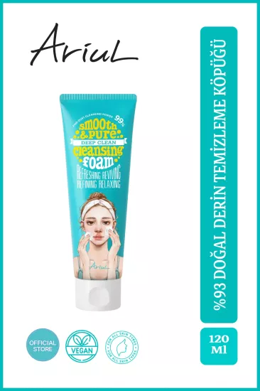 Ariul Pürüzsüz ve Derin Temizleyici Köpük 120 ml