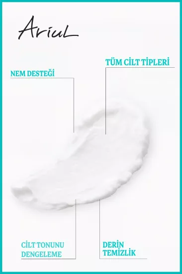 Ariul Pürüzsüz ve Derin Temizleyici Köpük 120 ml