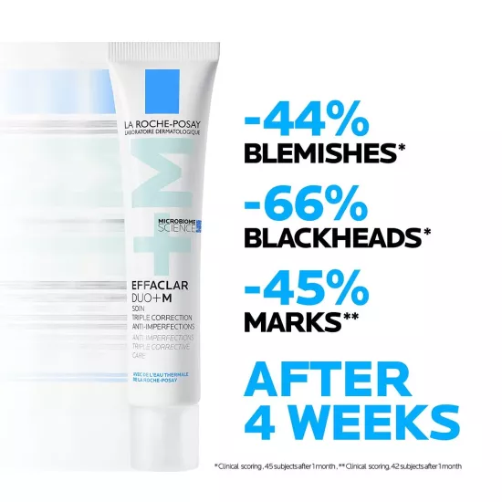 La roche Posay Effaclar Duo+M Yağlı ve Akneye Eğilimli Ciltler Yüz Bakım Kremi 40 ml
