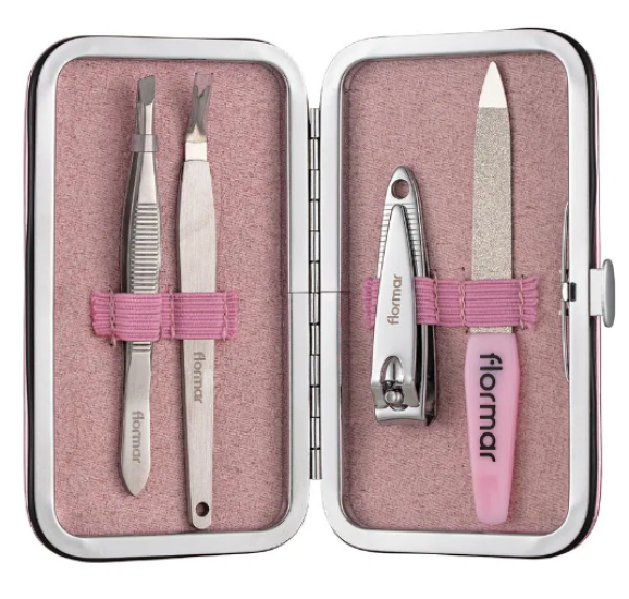 Flormar 4’lü (Tırnak Makası + Törpü + Makas + Cımbız) Manikür Seti