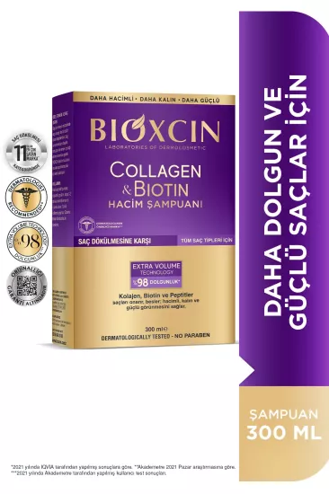 Bioxcin Collagen ve Biotin Şampuan 300 ml