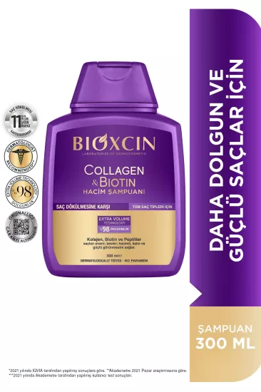 Bioxcin Collagen ve Biotin Şampuan 300 ml