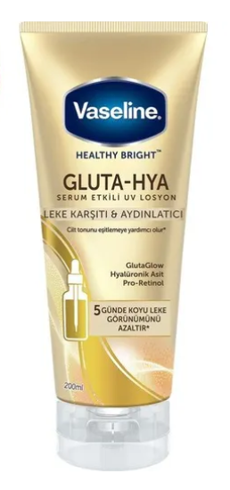 Vaseline Gluta Hya Serum Etkili UV Losyon Leke Karşıtı ve Aydınlatıcı 200 ml