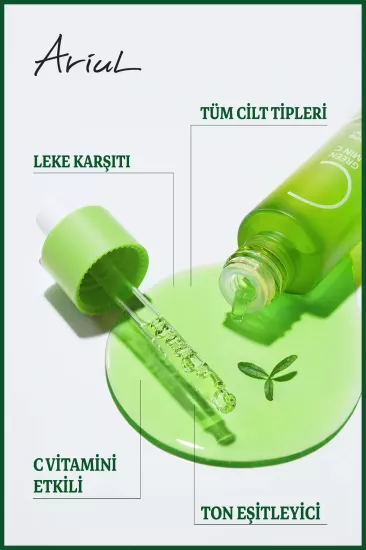 Ariul Green C Vitaminli Yüz Ampulü 15 ml