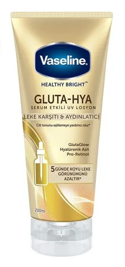 Vaseline Gluta Hya Serum Etkili UV Losyon Leke Karşıtı ve Aydınlatıcı 200 ml
