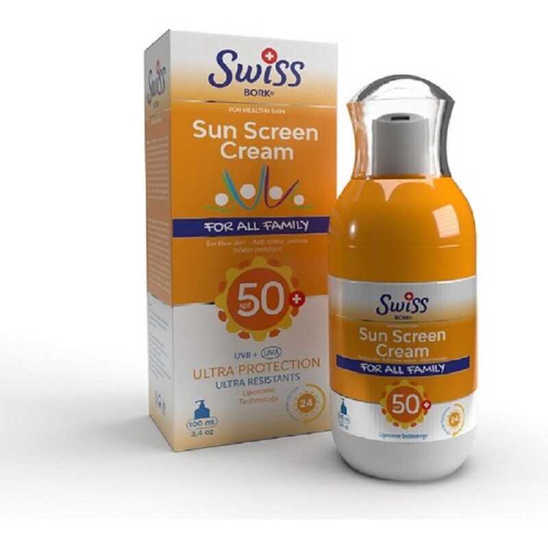 Swiss Bork Leke Karşıtı Güneş Kremi SPF50+ 100 ml